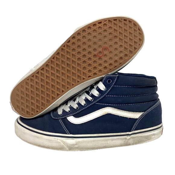 Vans OTW Classic Mid - Men's Size 9- Navy Blue - Mid-Top Skate Shoes - 500714 - Picture 1 of 10
